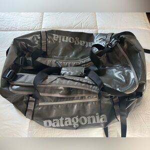 Patagonia 90L Black Hole Gray Duffel Bag